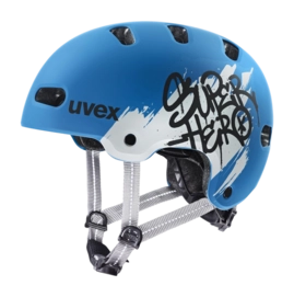 Fietshelm Uvex Kids Kid 4 Style Super Hero/Blue Matt