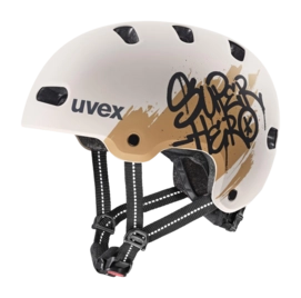 Fietshelm Uvex Kids Kid 4 Style Super Hero/Warm Grey Matt