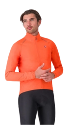 Fietsjack Castelli Men Emergency 3 Rain Brilliant Orange