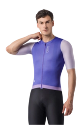 Fietsshirt Castelli Men Corretto Jersey Ultraviolet/Purple Mist/White