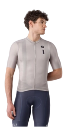 Fietsshirt Castelli Men Drittone Logo Jersey Clay/Belgian Blue