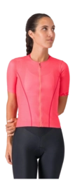 Fietsshirt Castelli Women Anima Flow Jersey Brilliant Pink/Hibiscus