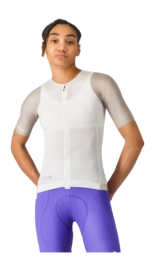 Fietsshirt Castelli Women Corretto Jersey Ivory/Clay