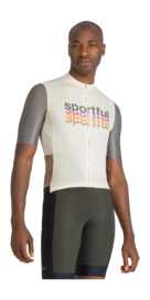 Fietsshirt Sportful Men Supergiara 2 Logo Jersey Cream