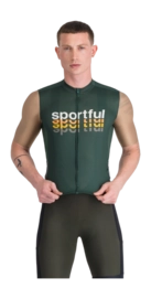 Fietsshirt Sportful Men Supergiara 2 Logo Jersey Oblivion Green