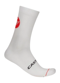 Fietssok Castelli Unisex Entrata 18 White