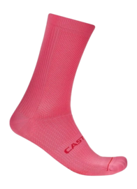 Fietssok Castelli Unisex Espresso 18 Rosa Giro