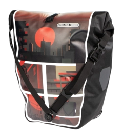 Fietstas Ortlieb Back Roller Design Morning Routine White Black