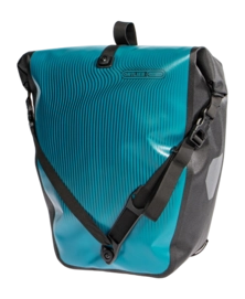Fietstas Ortlieb Back Roller Design Wave Lines Petrol Black