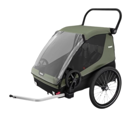 Fietstrailer Thule Courier Vintage Groen