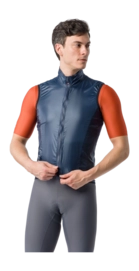 Fietsvest Castelli Men Aria Shell 2 Belgian Blue