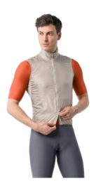 Fietsvest Castelli Men Aria Shell 2 Clay