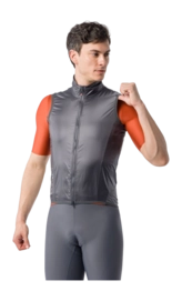 Fietsvest Castelli Men Aria Shell 2 Dark Gray