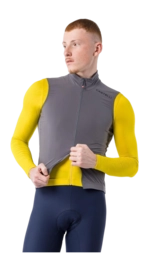 Fietsvest Castelli Men Espresso 2 Smoky Gray