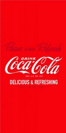 Strandtuch Coca Cola Velours Enjoy