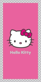 Strandlaken Hello Kitty Velours Salsa
