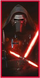 Strandlaken Star Wars Kylo Ren Zwart