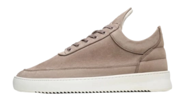 Sneaker Filling Pieces Low Top Nubuck Herren Rock