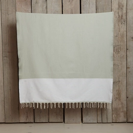 Fouta Stripes Green Gray Call it