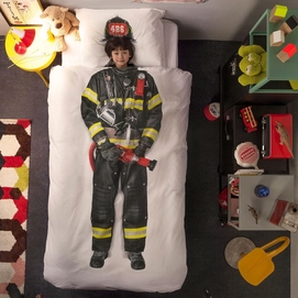 SNURK Firefighter Dekbedovertrek Flanel