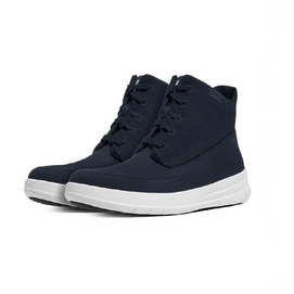 Basket FitFlop Sporty-Pop High-Top Suede Supernavy-Taille 36