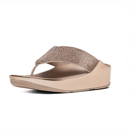 FitFlop Crystall Microfiber Rose Gold
