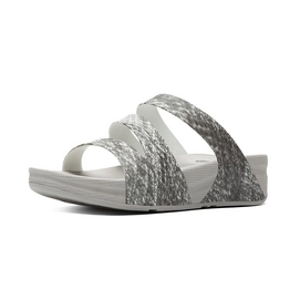 FitFlop Superjelly Twist Black White