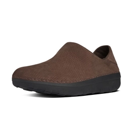 Sneaker FitFlop Superloafer™ Nubuck Chocolate Brown