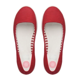 Ballerina FitFlop F-Sporty™ Ballerina Canvas FF Red