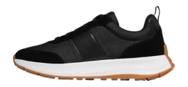 Baskets FitFlop Homme F-Mode Flow Suede Mix Sneakers Black