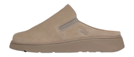 Clog FitFlop Gen-FF Closed Back Mule Suede Damen Taupe