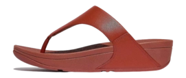 FitFlop Women Lulu Leather Toepost Terracotta