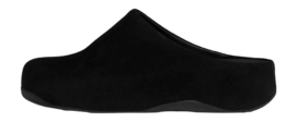Sabots FitFlop Femme Shuv Suede Clogs All Black