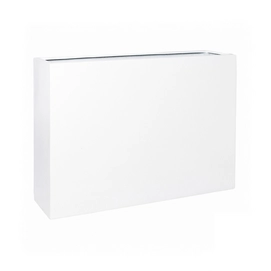 Bloempot Pottery Pots Essential Jort Slim L Glossy White 124 x 33,5 x 90 cm