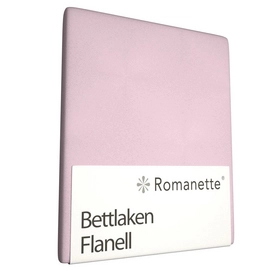 Bettlaken Romanette Rosa (Flanell)