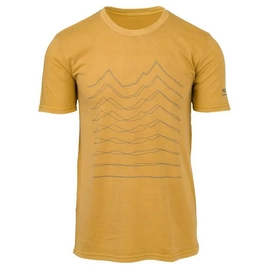 T-Shirt AGU Unisex Tee Flat To Mountain Dyed Ochre