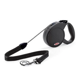 Riem Flexi Classic Basic Zwart