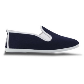 Slipper Flossy Blanes Navyblau Weiß