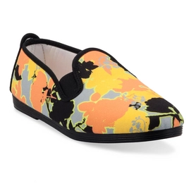 Slipper Flossy Prints Cadiz Schwarz