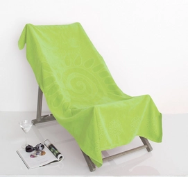Strandtuch Heckett & Lane Flower Lime