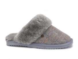 Pantoffel Warmbat Women Flurry Print Mix Grey