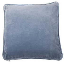 Coussin Décoratif In The Mood Velours Bleu Délavé (50 x 50 cm)