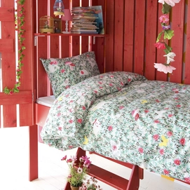 Dekbedovertrek Beddinghouse Kids Forest Friends Pink Katoen