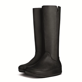 Bottes Femmes Fitflop Superboot Cuir All Black