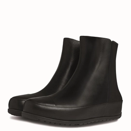Bottines Femmes Fitflop Dueboot Chelsea Cheville Cuir All Black