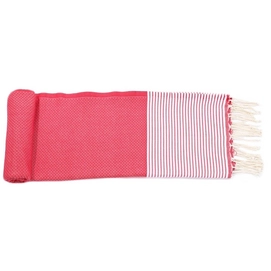 Call It Fouta Nid Abeille Fines Coral