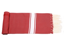Fouta Call It Plate Red  (2-persoons)
