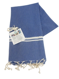 Fouta ZusenZomer Sousse Royal Blue