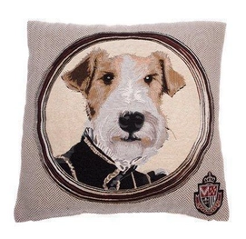 Sierkussen In The Mood Napoleon Fox Terrier (45 x 45 cm)