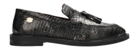 Fred de la Bretoniere Women Fairy Moccy Metallic Black